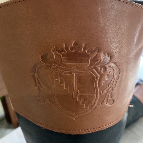 Franco sarto Black and Tan zippered boots size 6 - Picture 2 of 10